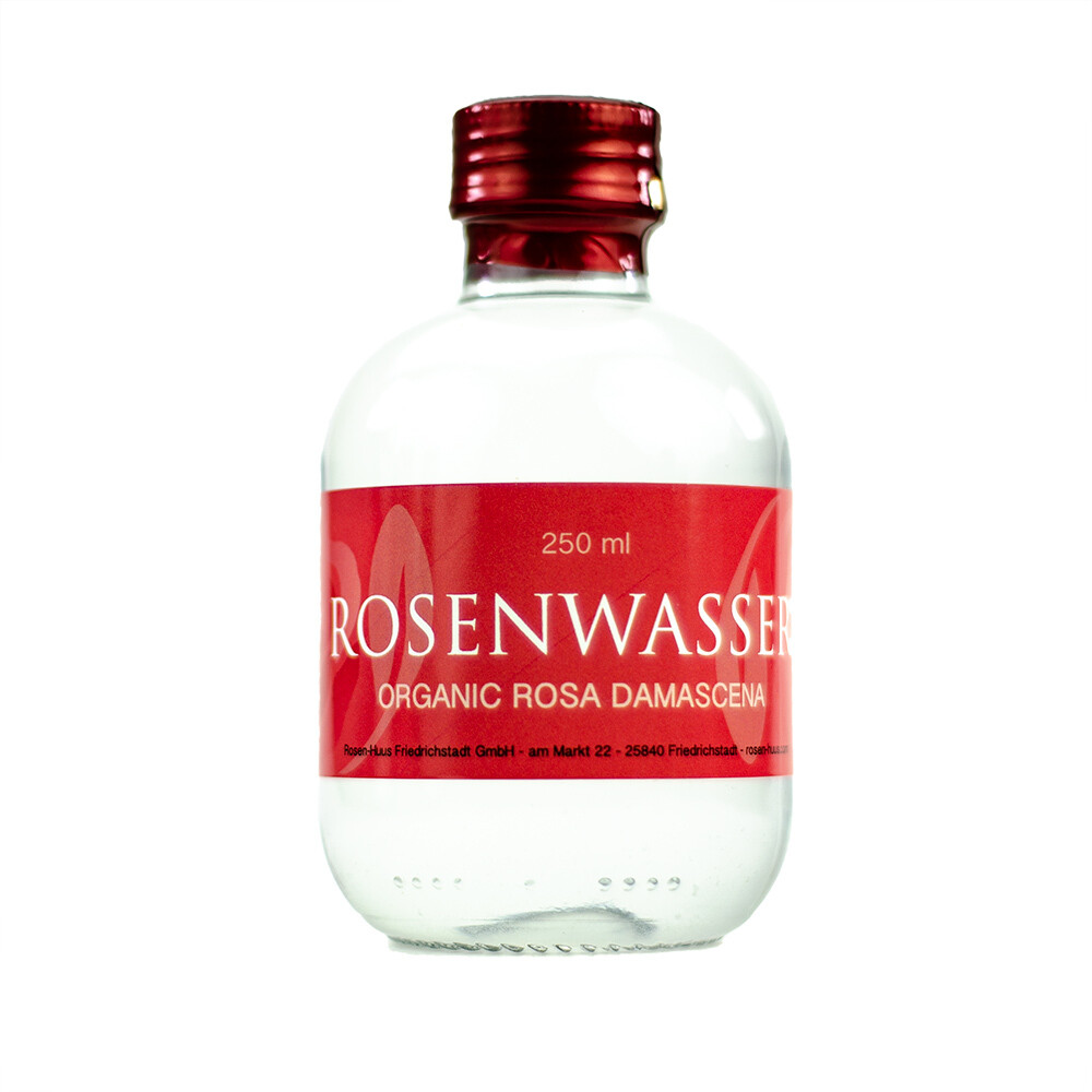 Bio-Rosenwasser für die Hautpflege