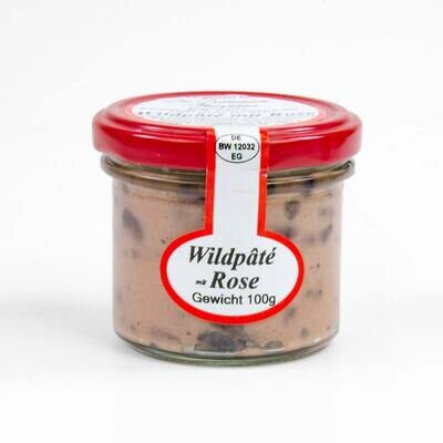 Wildpaté mit Rose