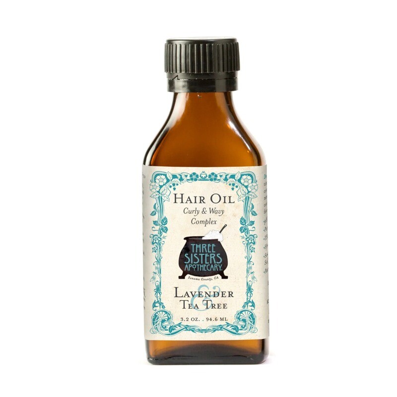 Haaröl Lavender & Tea Tree - für lockiges, strapaziertes Haar