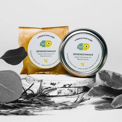 Zehenschmaus - feste Fußcreme mit Bio-Bienenwachs Zehenschmaus - feste Fußcreme mit Bio-Bienenwachs