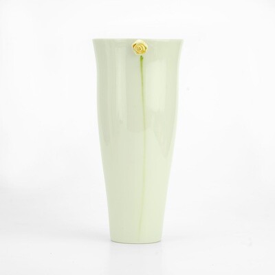 Vase Florentine modellierte Ranunkel gelb Vase Florentine modellierte Ranunkel gelb