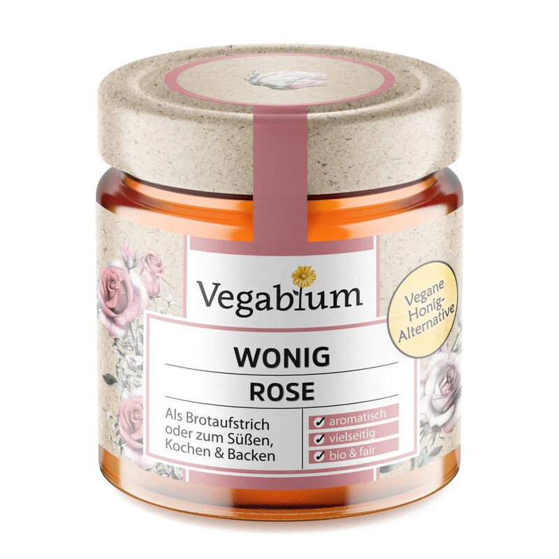 Bio Wonig Rose - veganer Honigersatz