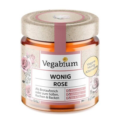 Bio Wonig Rose - veganer Honigersatz