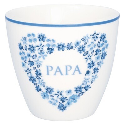 Greengate Becher Heart blue PAPA Greengate Becher Heart blue PAPA