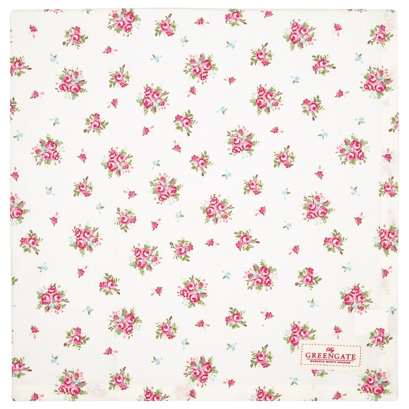 Greengate Tischdecke Abigail white 150 x 150 cm Greengate Tischdecke Abigail white 150 x 150 cm