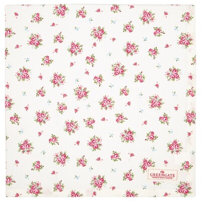 Greengate Tischdecke Abigail white 150 x 150 cm Greengate Tischdecke Abigail white 150 x 150 cm