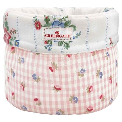 Greengate Brotkorb Viola check pale pink Greengate Brotkorb Viola check pale pink