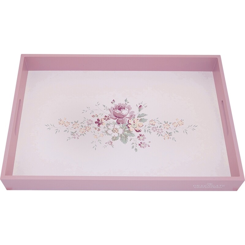 Greengate Tablett Marie dusty rose large Greengate Tablett Marie dusty rose large