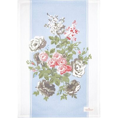 Greengate Geschirrtuch Petricia pale blue piece printed Greengate Geschirrtuch Petricia pale blue piece printed