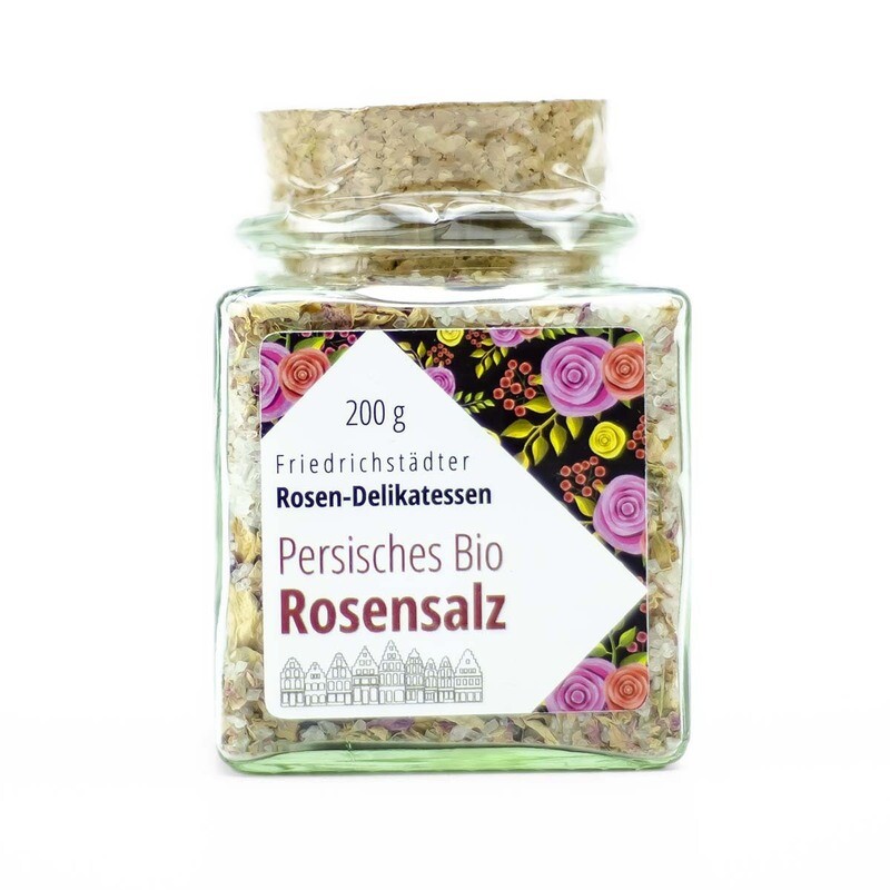 Persisches Rosensalz - Friedrichstädter Rosen-Delikatessen