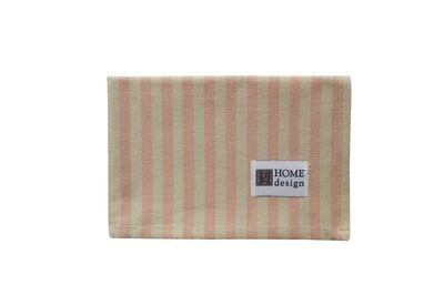 Geschirrtuch mit Streifen pastel pink Geschirrtuch mit Streifen pastel pink