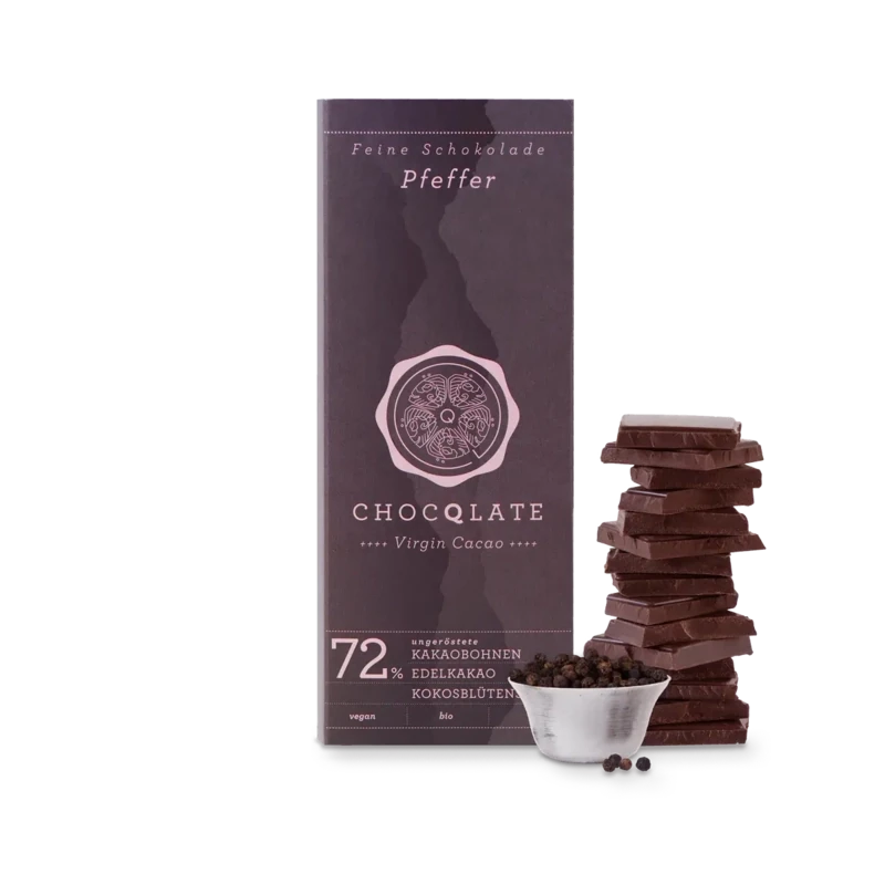 CHOCQLATE Bio Schokolade Pfeffer