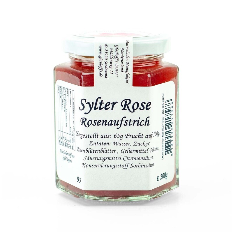 Rosenaufstrich Sylter Rose Rosenaufstrich Sylter Rose