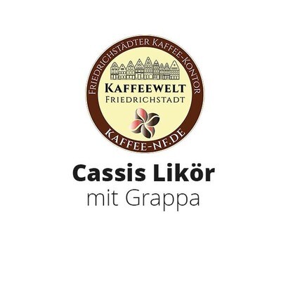 Cassis Likör mit Grappa Cassis Likör mit Grappa