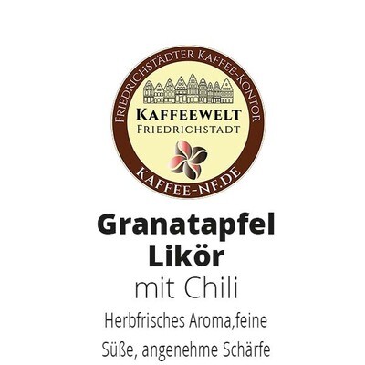 Granatapfel Likör mit Chili