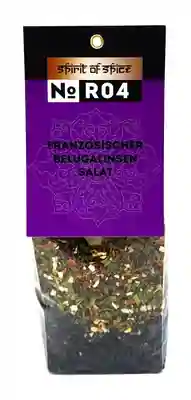 Französischer Beluga Linsen Salat