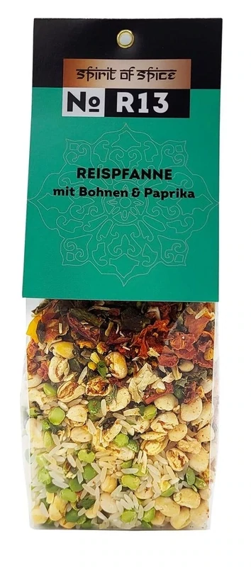 Reispfanne mit Bohnen & Paprika