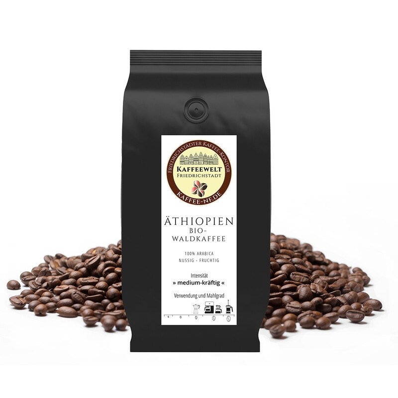 Äthiopien Bio Waldkaffee