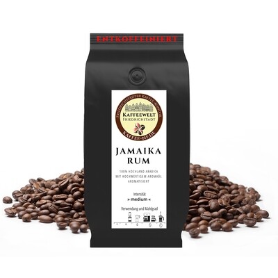 Jamaika Rum entkoffeiniert