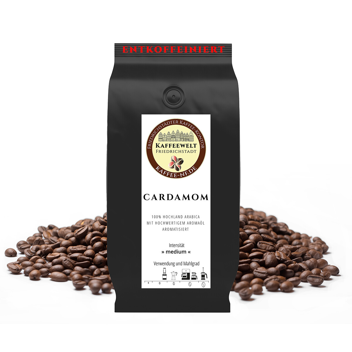 Cardamom entkoffeiniert