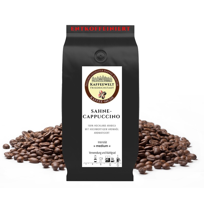 Sahne Cappuccino entkoffeiniert