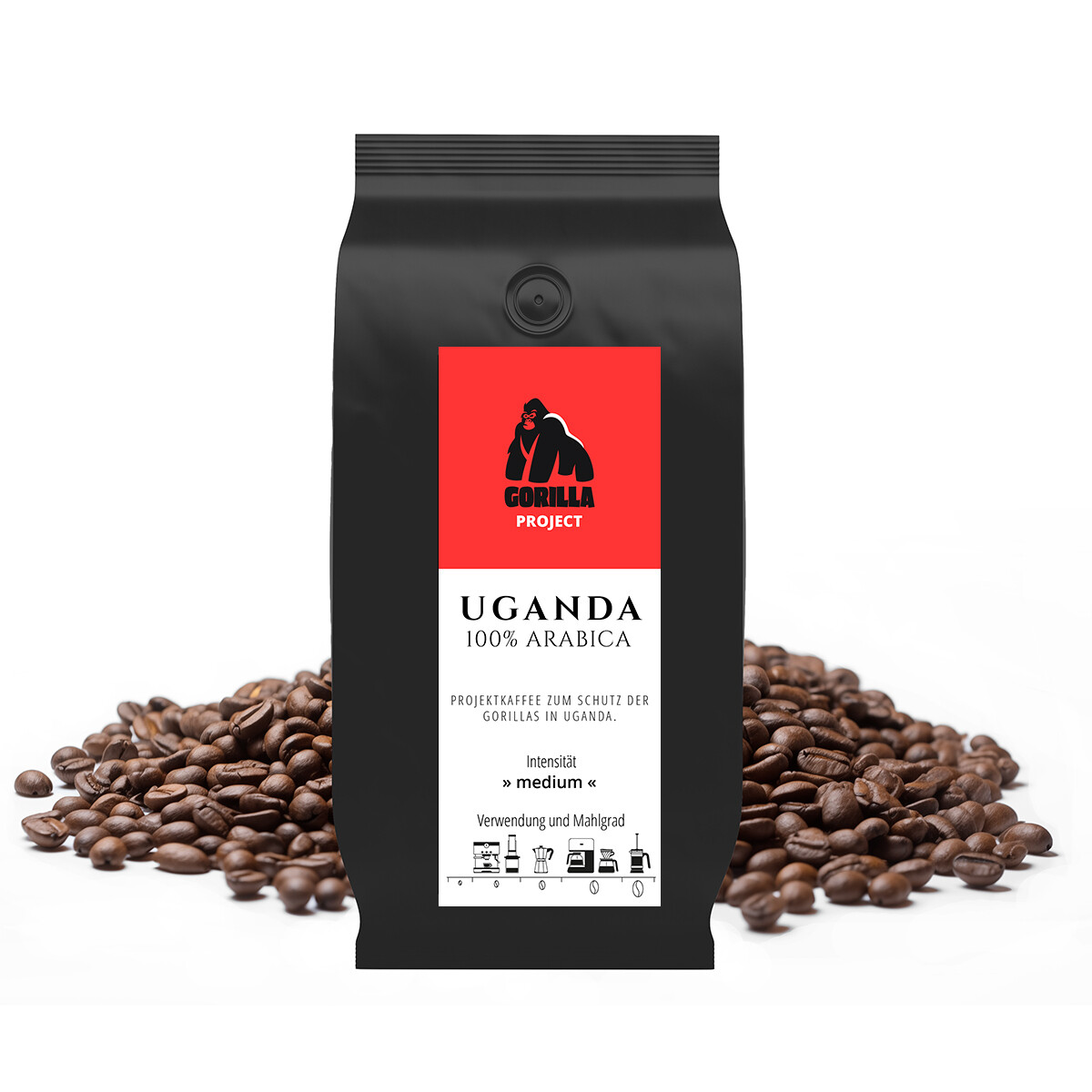 Gorilla Projektkaffee Uganda EUNICE