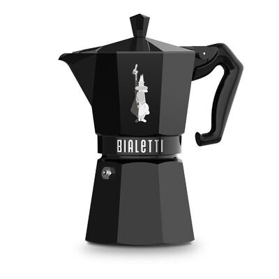Bialetti Moka EXCLUSIVE schwarz 6 Tassen Espressokocher