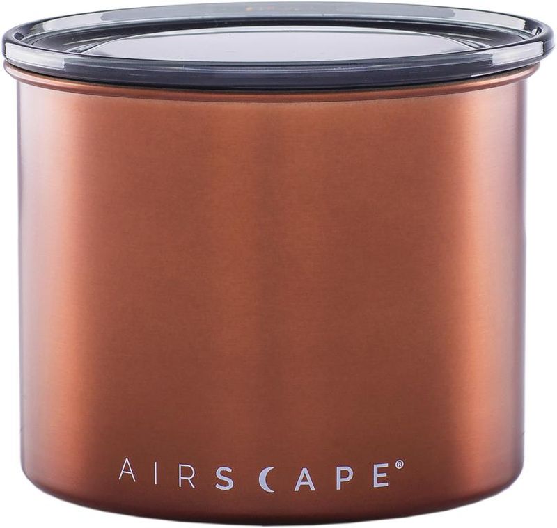 Airscape® Edelstahl-Aromabehälter kupfer gebürstet