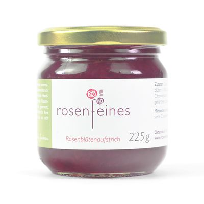 Sylter Rose - Rosenblütenaufstrich von Rosenfeines Sylter Rose - Rosenblütenaufstrich von Rosenfeines