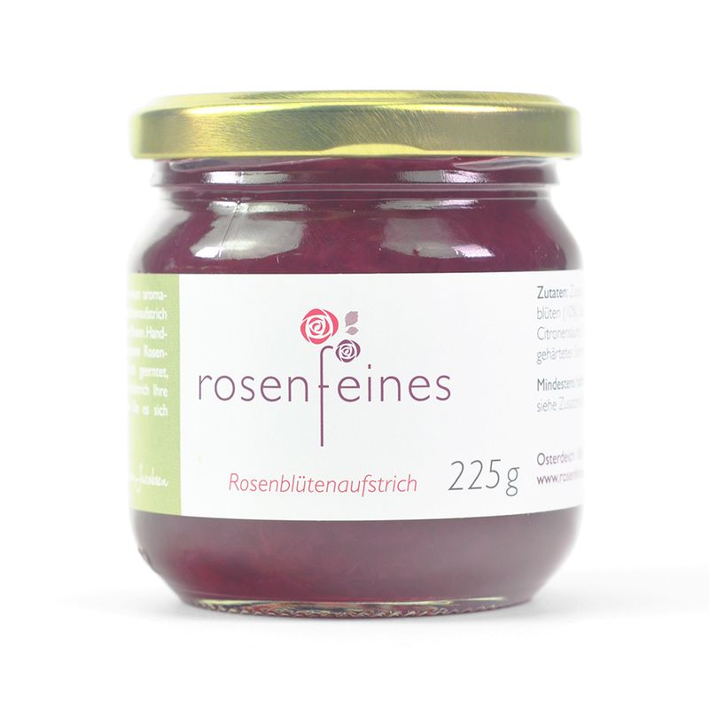 Sylter Rose - Rosenblütenaufstrich von Rosenfeines Sylter Rose - Rosenblütenaufstrich von Rosenfeines