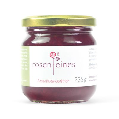 Gräfin Hardenberg - Rosenblütenaufstrich von Rosenfeines Gräfin Hardenberg - Rosenblütenaufstrich von Rosenfeines