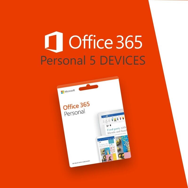 Microsoft Office 365 Pro (PC/Mac) for 5 Devices - Lifetime