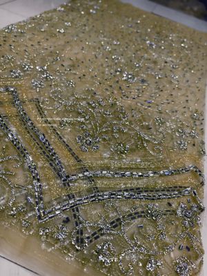 VIP LUXURY LACE FABRIC manufacturing factory for Indian fabric for wholesale rhinestone