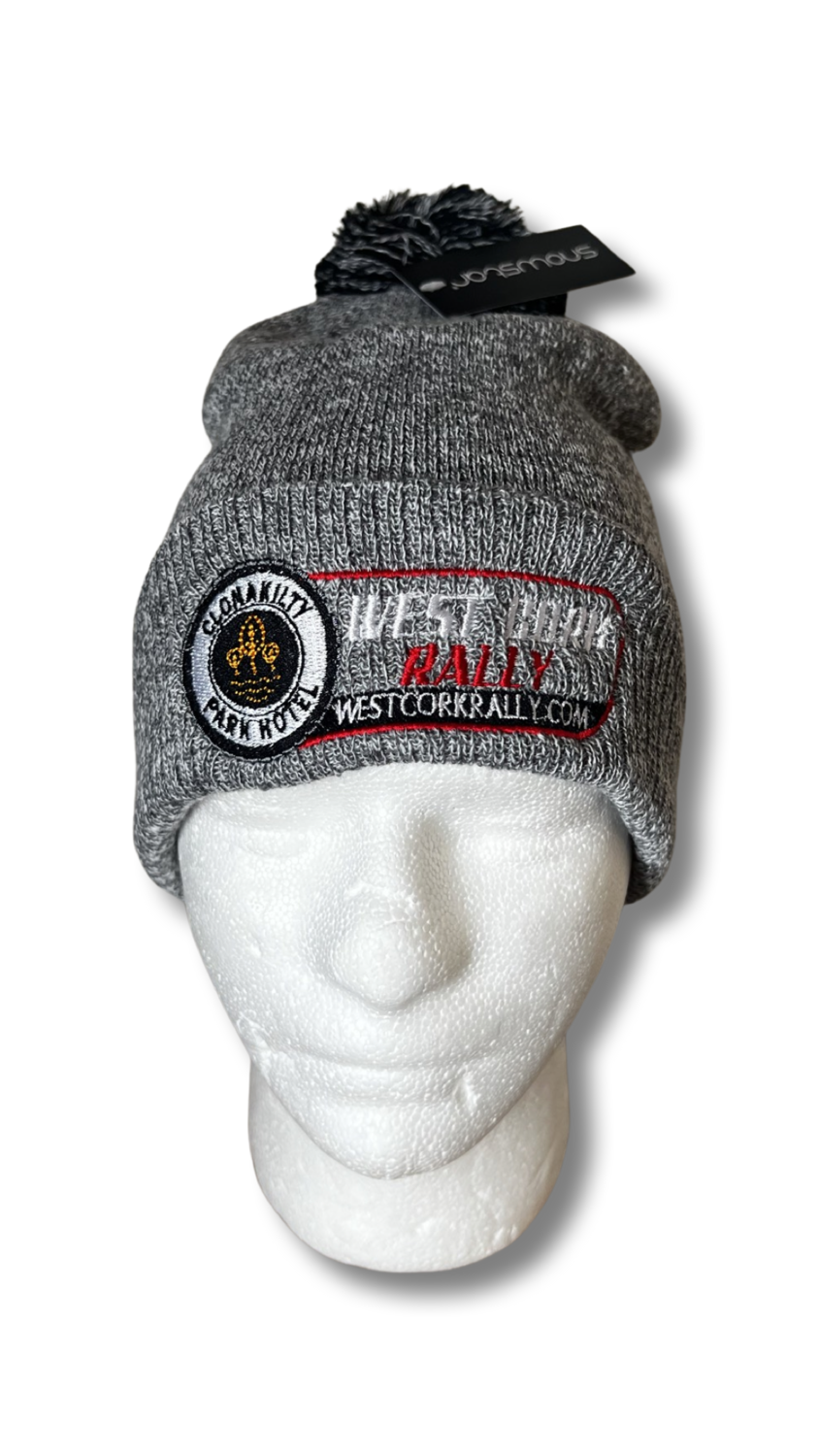 Grey bobble hat Clonakilty Park Hotel West Cork Rally