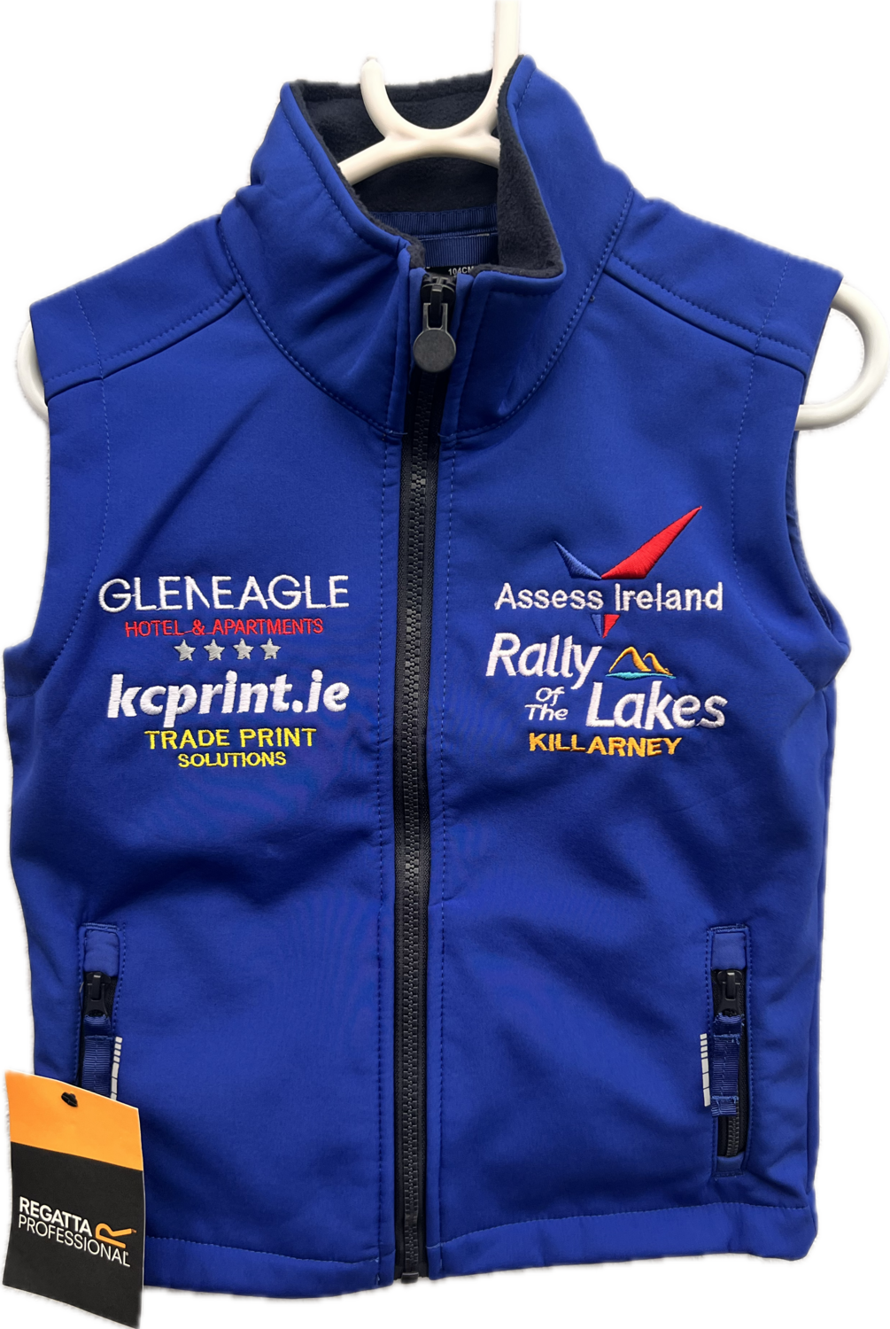 ASSESS IRELAND RALLY OF THE LAKES KIDS SOFTSHELL BODYWARMER