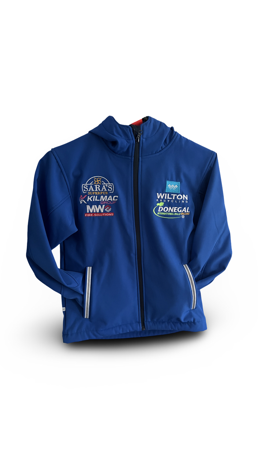 WILTON DONEGAL INTERNATIONAL RALLY KIDS SOFTSHELL ROYAL BLUE
