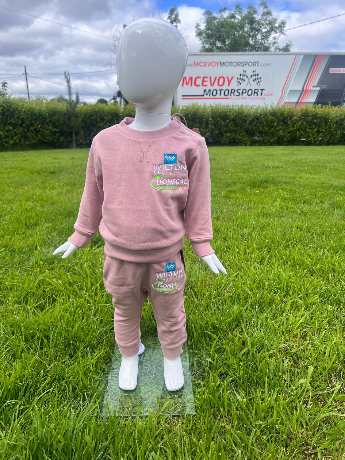 WILTON RECYCLING DONEGAL INTERNATIONAL RALLY PINK TRACKSUIT