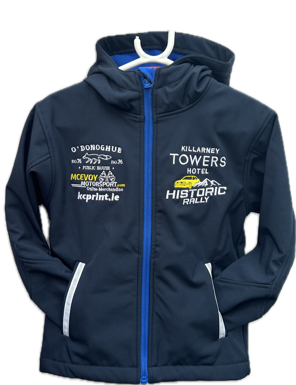 KILLARNEY TOWERS HISTORIC RALLY  KIDS SOFTSHELL NAVY