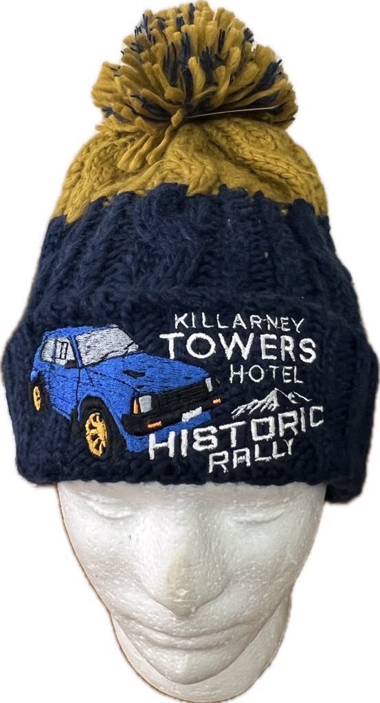 OFFICIAL KILLARNEY TOWERS HOTEL RETRO HISTORIC RALLY WINTER HAT