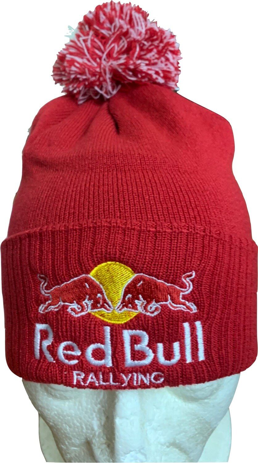 REDBULL RALLYING RED BOBBLE HAT