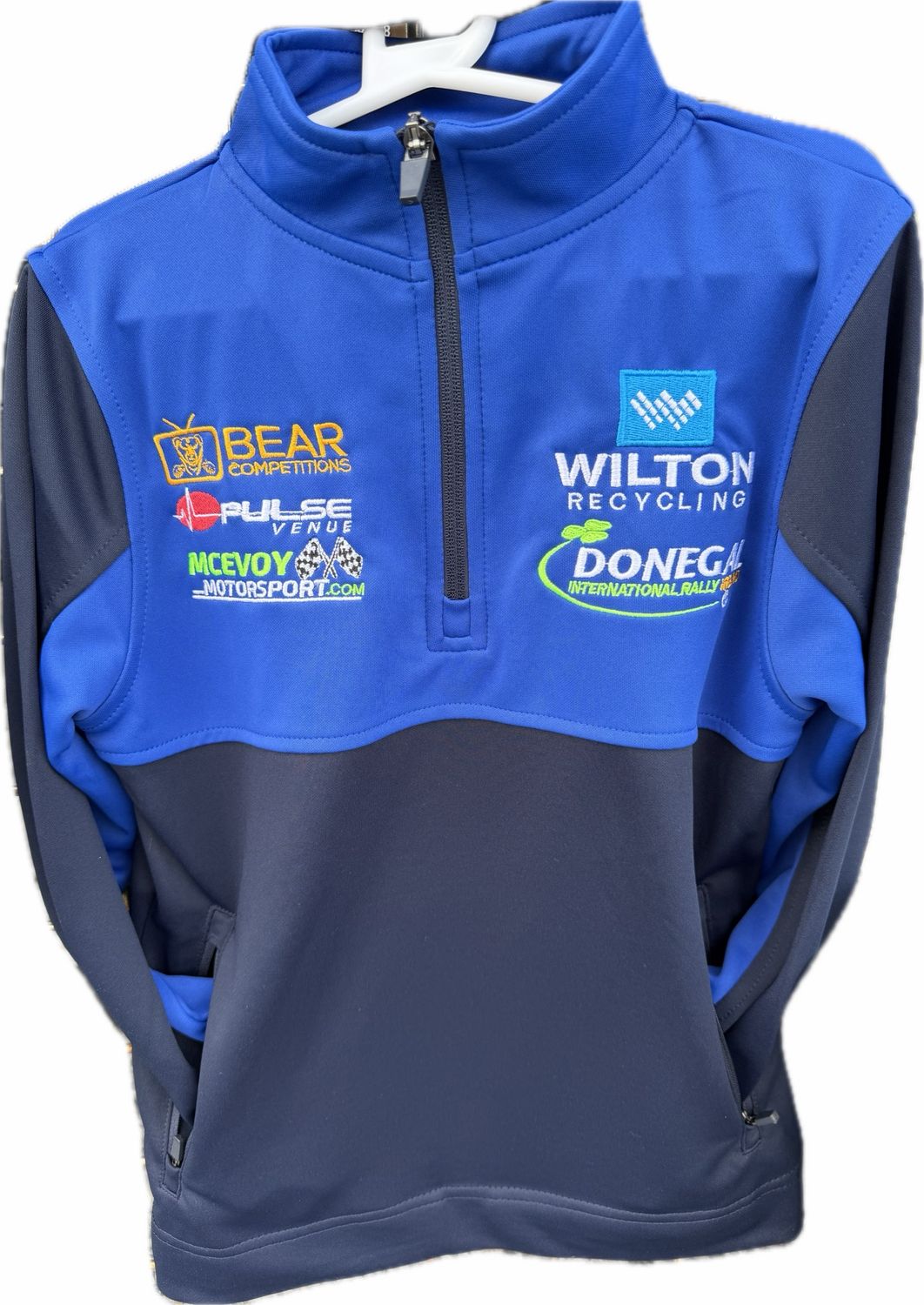 Donegal International Rally Royal Blue Navy 1/4 Zip Tracksuit