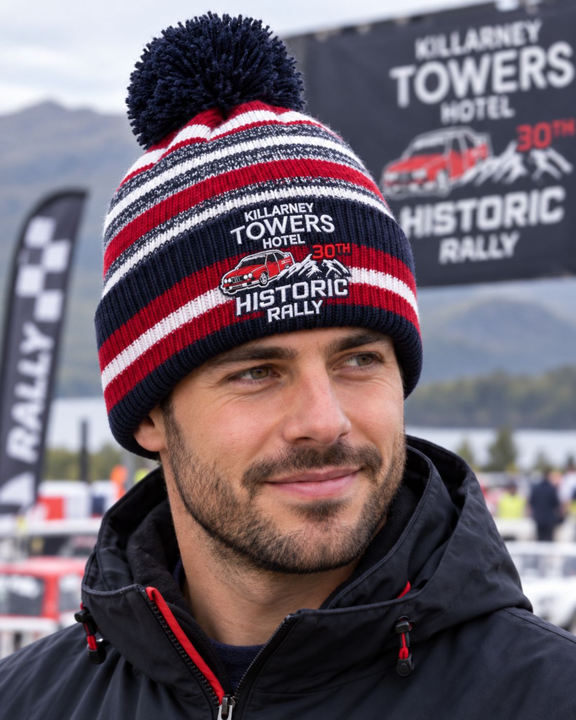 Official Killarney Towers Historic Rally Bobble Hat