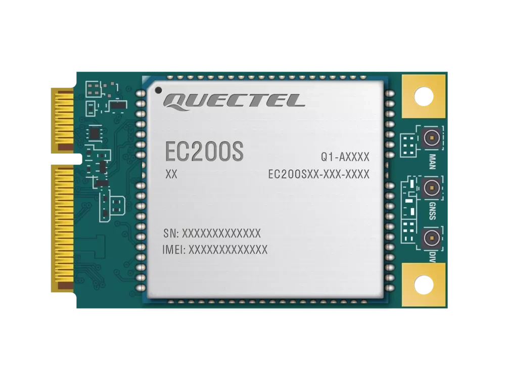 EC200S-EN 450 miniPCIe - kostensensitive LTE CAT1 Karte mit LTE bei 450MHz