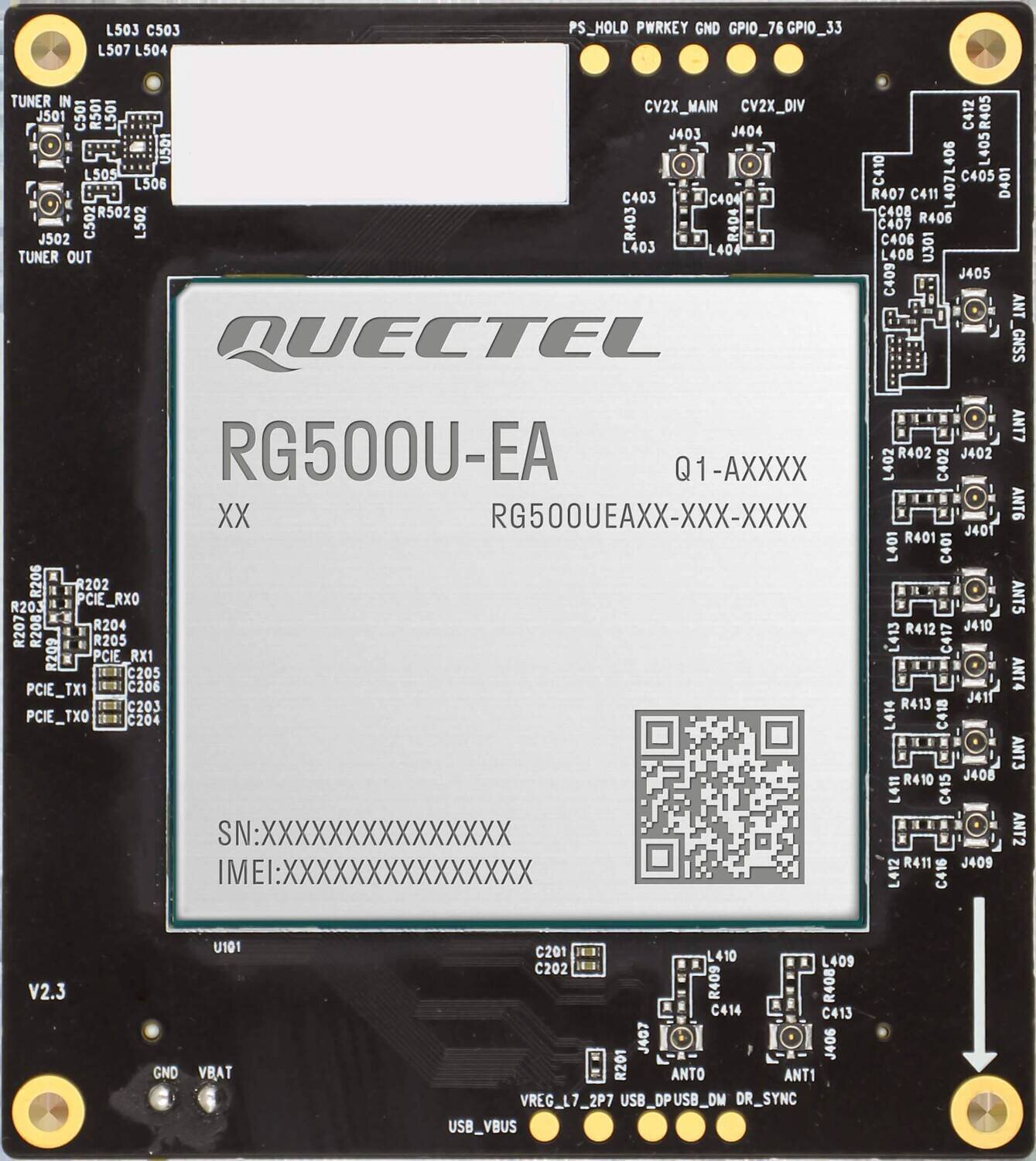 RG500U Testadapter