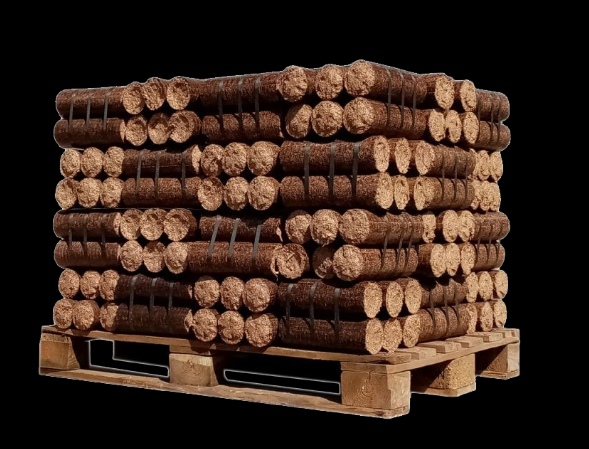 Bois densifié – Bûches de nuit – 1/2 palette de 480 kg