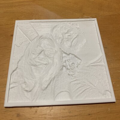 Custom printed lithophane only