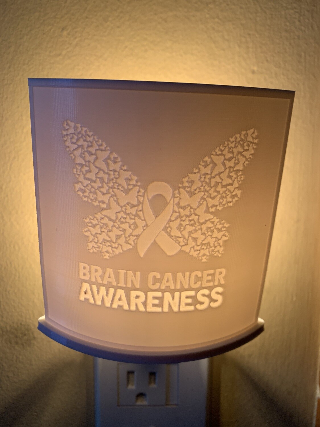 Brain Cancer Awareness Night Light