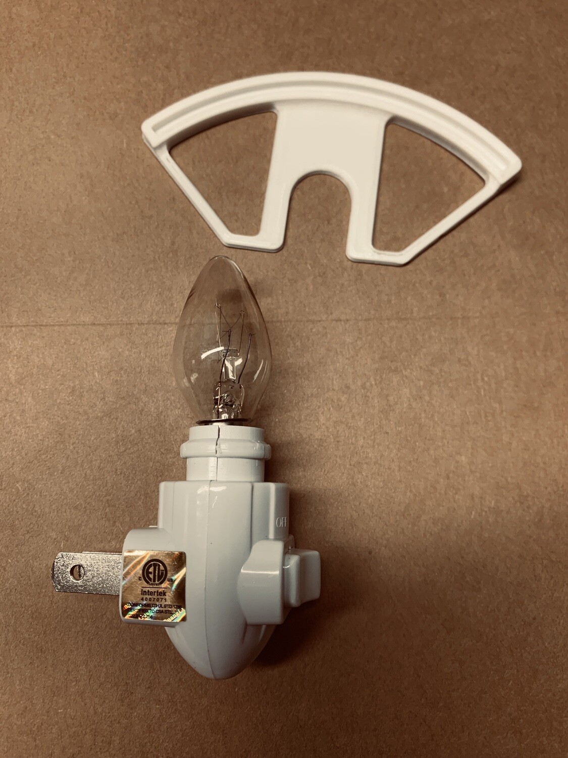 Night light Bracket, Base and Outlet (NO LITHOPHANE)