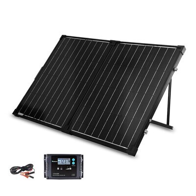 100 Watt 12 Volt Monocrystalline Foldable Solar Suitcase with Voyager