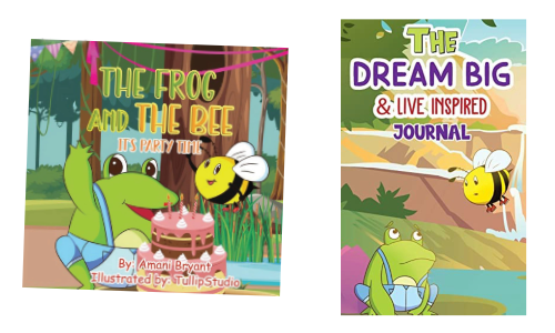 Frog and the Bee Book & Journal Bundle & T-shirt